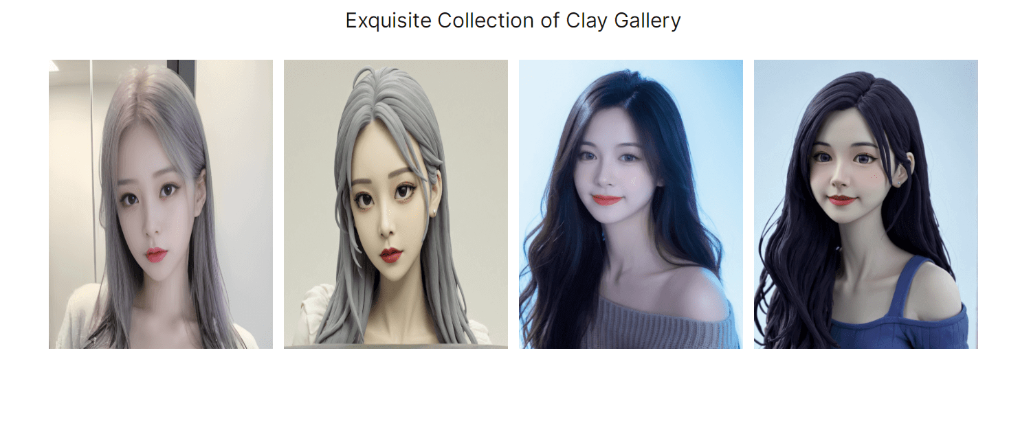 Clay Filter AI 将您的角色照片转换成粘土动画风格的图像